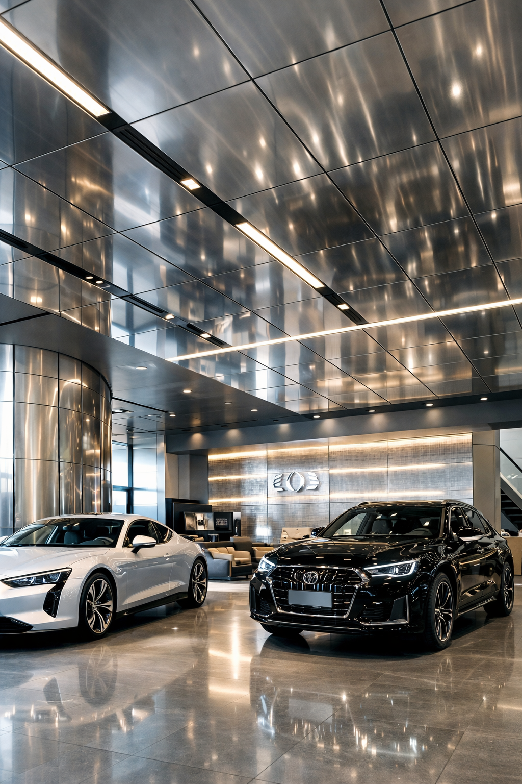 stainless steel honeycomb panels car showrooms